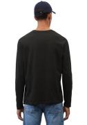 Marc O'Polo Shirt met lange mouwen met subtiele logo-print aan de voor...