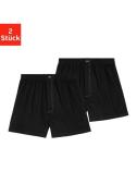 H.I.S Wijde boxershort van zacht single-jerseymateriaal (set, 2 stuks)