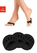 Vivance Teensokjes met voorvoetkussen voor hoge schoenen (set, 3 paar)