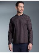 Trigema Pyjama TRIGEMA pyjama top met allover vintage-print (1-delig)