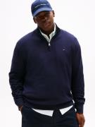 Tommy Hilfiger Trui met staande kraag BT-ESSENTIAL COTTON ZIP MOCK-B