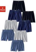 le jogger® Wijde boxershort in prettig zachte katoenkwaliteit (set, 8 ...