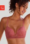 Lascana Push-up-bh met beugel van florale jacquardkant, sexy lingerie