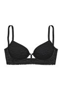 Lascana Push-up-bh met beugel van florale jacquardkant, sexy lingerie