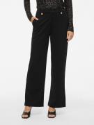Vila Pantalon VICLUA HW WIDE BUTTON PANTS- NOOS