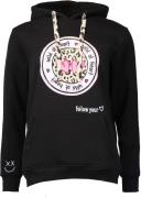 Zwillingsherz Hoodie met bindbanden in leeuw-look