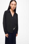 Vila Blouse met lange mouwen VIJOSA L/S V-NECK SHIRT - NOOS