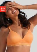 Lascana Bralette-bh Freya zonder beugel met ingebouwd push-up kussen, ...