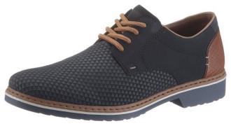 Rieker Veterschoenen met modieuze perforatie, vrijetijdsschoen, lage s...