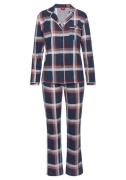 s.Oliver RED LABEL Beachwear Pyjama in klassiek ruitpatroon (2-delig)