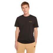 Timberland T-shirt Small Linear Logo Print Tee