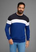 H.I.S Trui met ronde hals Nieuwe kleuren! Colourblocking, in lichte tr...