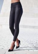 Lascana Legging met glanzende alloverprint