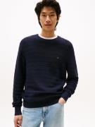 Tommy Hilfiger Trui met ronde hals STRIPE STRUCTURE regular fit, licht...