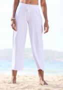 Beachtime 7/8-strandbroek van zachte jersey, wide leg, joggingbroek, l...
