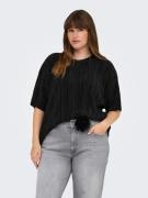 ONLY CARMAKOMA Plisséshirt CARRAVENNA S/S PLISSE TOP JRS NOOS