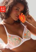 Lascana Beugel-bh met delicate bloemen borduursel en filigraan accesso...
