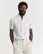 Gant Overhemd met korte mouwen REG COTTON LINEN SS SHIRT