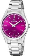 Festina Kwartshorloge Mademoiselle Horloge, dameshorloge, stalen armba...