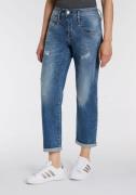 Herrlicher Boyfriendjeans Shyra Tap Organic Denim met half blinde knoo...