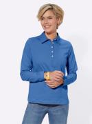 Casual Looks Poloshirt met lange mouwen Poloshirt (1-delig)