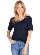 Trigema T-shirt TRIGEMA V-shirt van 100% bio-katoen (kbA) (1-delig)