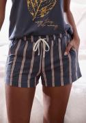 Lascana Pyjamashort met druk