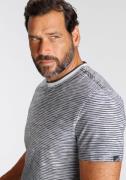 Arizona T-shirt Korte mouwen, casual pasvorm, gestreept, ronde hals, c...