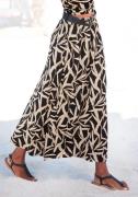 s.Oliver RED LABEL Beachwear Maxirok met alloverprint, lange zomerrok ...