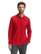 Tom Tailor Poloshirt met lange mouwen met logoborduursel