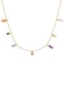 s.Oliver Ketting met hanger Regenboog, 2035510 met zirkoon (synthetisc...