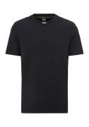 BOSS GREEN T-shirt Tee Rib met logo aan de hals