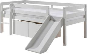 Vipack Speelbed Pino, massief dennenhout, met lattenbodem, 2 rolboxen,...