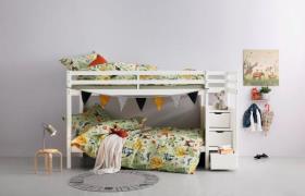 Lüttenhütt Stapelbed Alpi, draagvermogen 250 KG! Grenenhout, stapelbed...