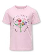 KIDS ONLY Shirt met korte mouwen KOGEMMA REG S/S FLOWER TOP BOX JRS