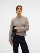 Vero Moda Trui met ronde hals VMGOLD PIPING LS O-NECK PULLOVER GA