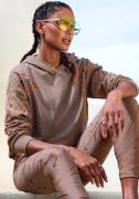active by Lascana Hoodie met glanzende print
