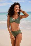 Lascana Beugelbikinitop Italy met goudkleurige accessoire