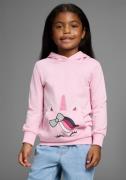 KIDSWORLD Hoodie Long sweatshirt with cute unicorn Lange mouwen, basic...