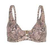 JOOP! Triangel-bikinitop Python Dierenprint met glanseffect, met beuge...