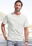 John Devin T-shirt Met structuur van gestructureerde katoenkwaliteit