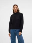 Vero Moda Gebreide trui VMMOON LS HIGHNECK PULLOVER GA BF