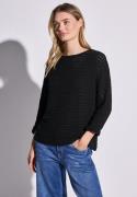 STREET ONE Gebreide trui met boothals
