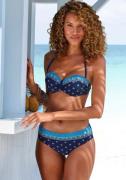 Lascana Beugelbikinitop in bandeaumodel Jimer met geplaatste print
