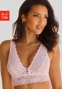 Vivance Bralette-bh zonder beugels, rondom gebloemd kant, lingerie