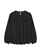 Vero Moda Blouse met lange mouwen VMDEBBIE LS PLEAT TOP WVN GA NOOS