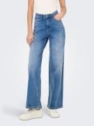 JDY High-waist jeans JDYFELINA-FINA HW WIDE MED BLUE DNM NOOS
