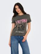 Only Shirt met ronde hals ONLLUCY REG S/S TOP JRS NOOS