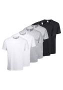 Fruit of the Loom T-shirt Zes stuks in verschillende kleurcombinaties ...