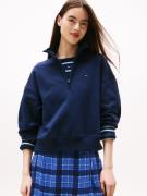 TOMMY JEANS Sweatshirt TJW BXY S-FLAG 1/4 ZIP